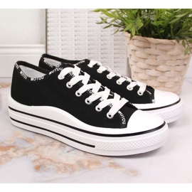 Cipők a platformon S. Barski W OLI156A fekete 2