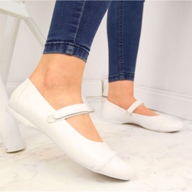 Tépőzáras balerinák Communion Kornecki Jr KOR6271A fehér 2 Tépőzáras balerinák Communion Kornecki Jr KOR6271A fehér 2