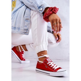 Női klasszikus tornacipő Cross Jeans JJ2R4010C Piros 2 Női klasszikus tornacipő Cross Jeans JJ2R4010C Piros 2