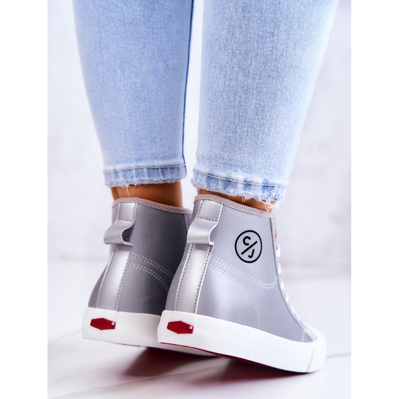 Női High Sneakers Cross Jeans JJ2R4057C Szürke 1