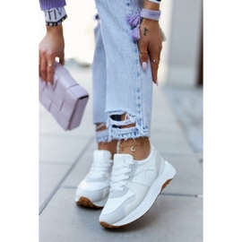 FG2 Fehér-szürke Coryse kötött sportcipő 2