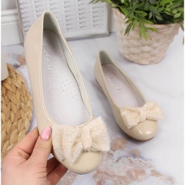 Lakkozott balerinák S. Barski Jr. OLI153B bézs 1 Lakkozott balerinák S. Barski Jr. OLI153B bézs 1