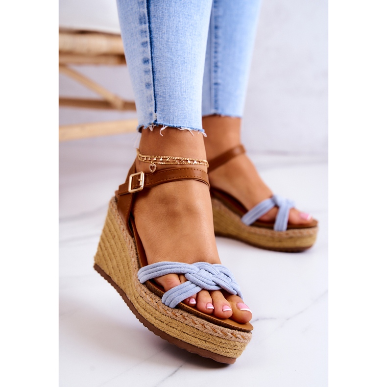 FB2 Divatos Szandálok Egy Ék Kék Roseville 1