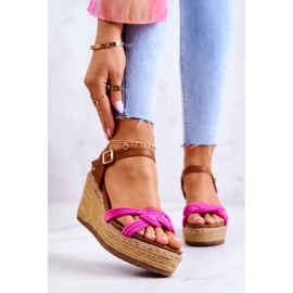 FB2 Divatos ékszandál Fuchsia Roseville rózsaszín 1