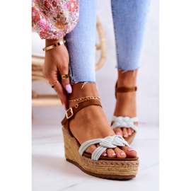 Divatos ékszandál, élénkzöld Roseville 2