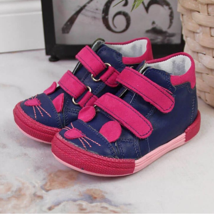 Tépőzáras csizma Kornecki Jr 6776 sötétkék 2