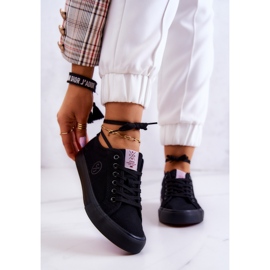 Női anyagú tornacipő Cross Jeans JJ2R4049C Fekete 1