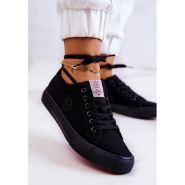 Női anyagú tornacipő Cross Jeans JJ2R4049C Fekete 2