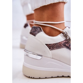 Cross Jeans Női tornacipő Wedge Cross farmeren JJ2R4028C fehér 2