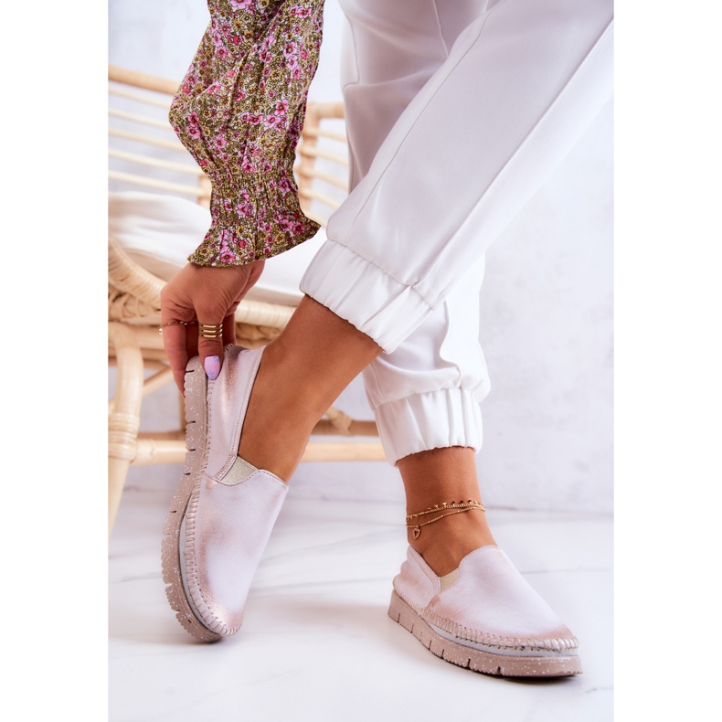 Női bőrcipő Maciejka 03512-28 Világos rózsaszín 2