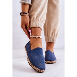Klasszikus Espadrilles Big Star JJ274902 Kék 1