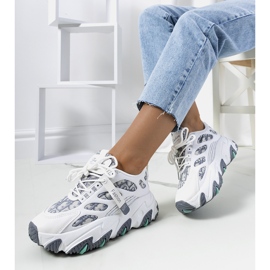 Női fehér tornacipő a Melsentől sokszínű 1