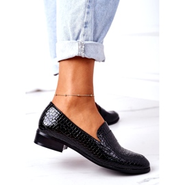 Lakkozott mokaszinok Vinceza 21-10674 Fekete 3