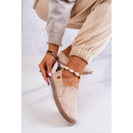 Női Espadrille Slip-On Big Star JJ276001 Bézs 1 Női Espadrille Slip-On Big Star JJ276001 Bézs 1