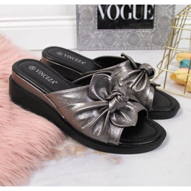 Papucs az éken Vinceza W JAN115B ezüst 2