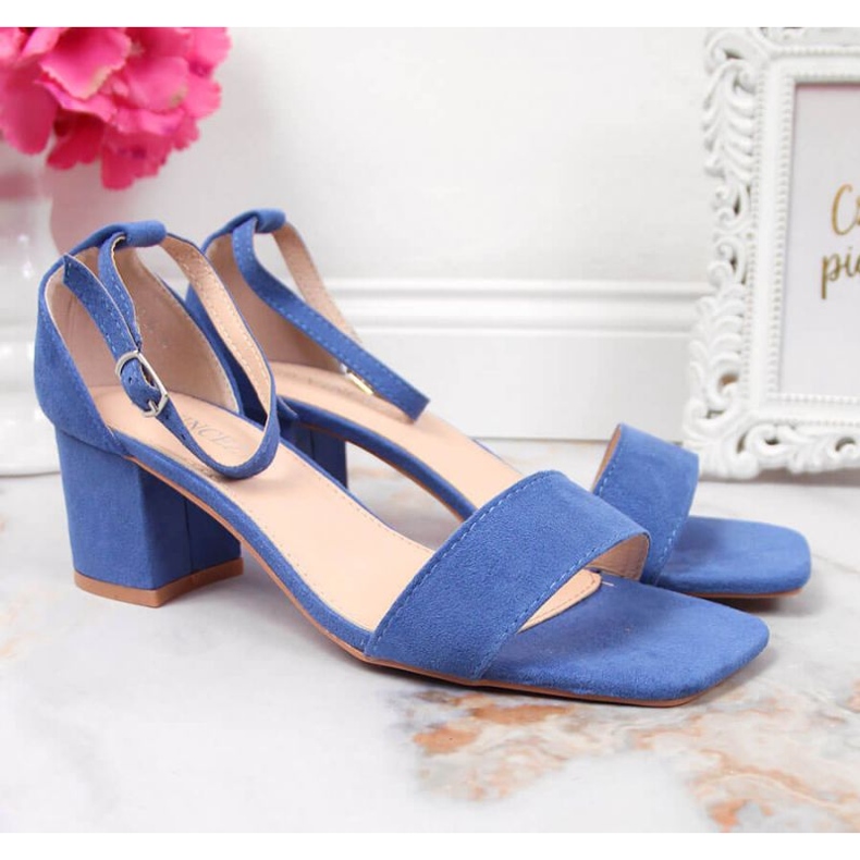 Szandál Vinceza W JAN107B posztján kék 2