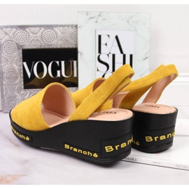 Ék szandál Vinceza W JAN108B sárga 2