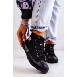 Klasszikus magas cipők Big Star JJ274380 fekete 2