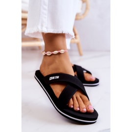 Női hab papucs Big Star JJ274A338 Fekete 2