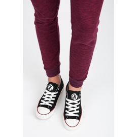 Klasszikus Kylie tornacipő fekete 2