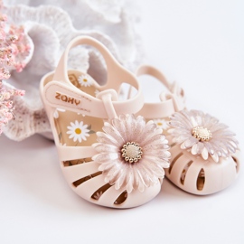 Gyermek szandál tépőzárral Illatos ZAXY JJ385031 Bézs 1