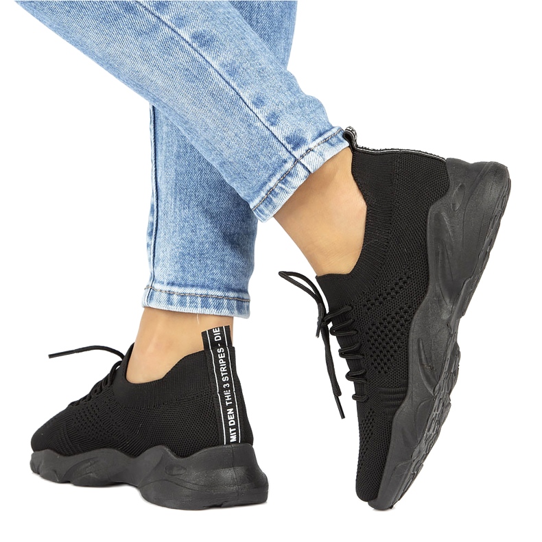 Filippo DTN2184/22 fekete női zokni sportcipő 2