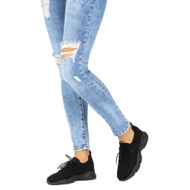 Filippo DTN2184/22 fekete női zokni sportcipő 1