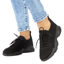 Filippo DTN2184/22 fekete női zokni sportcipő 3