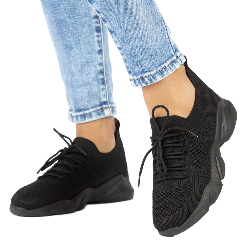 Filippo DTN2184/22 fekete női zokni sportcipő 3