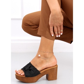 Papucs ala Zeri Fekete klumpa 1