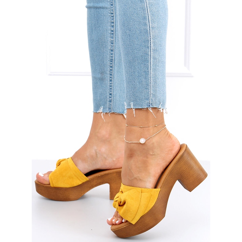 Papucs ala Zeri Sárga klumpa 1