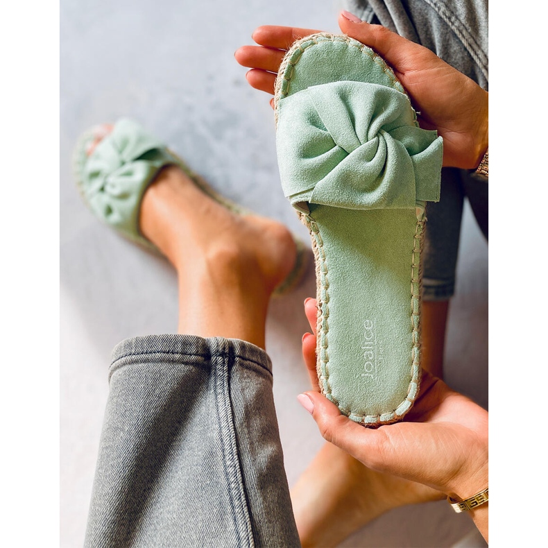 Baina zöld espadrillák 1 Baina zöld espadrillák 1