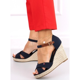 Szandál éken Lamis Blue sötétkék 2