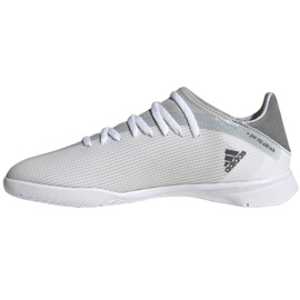 Adidas X Speedflow.3 In Jr FY3315 futballcipő szürke, fehér a szürke árnyalatai 1 Adidas X Speedflow.3 In Jr FY3315 futballcipő szürke, fehér a szürke árnyalatai 1