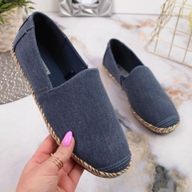 Espadrilles Big Star W JJ274902 kék sötétkék 1
