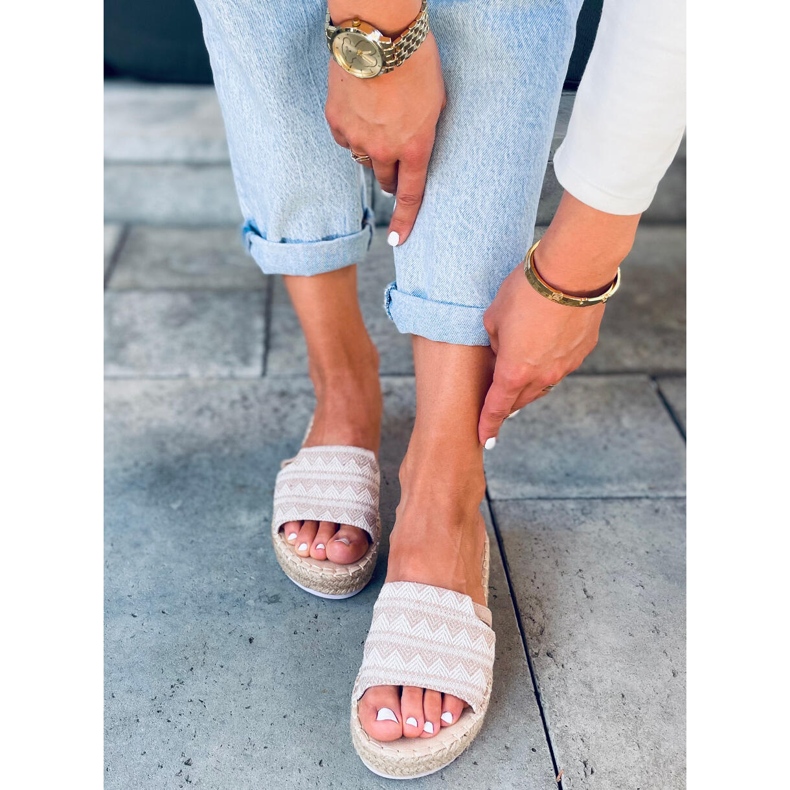 PA1 Női espadrillák Nour Beige bézs 1