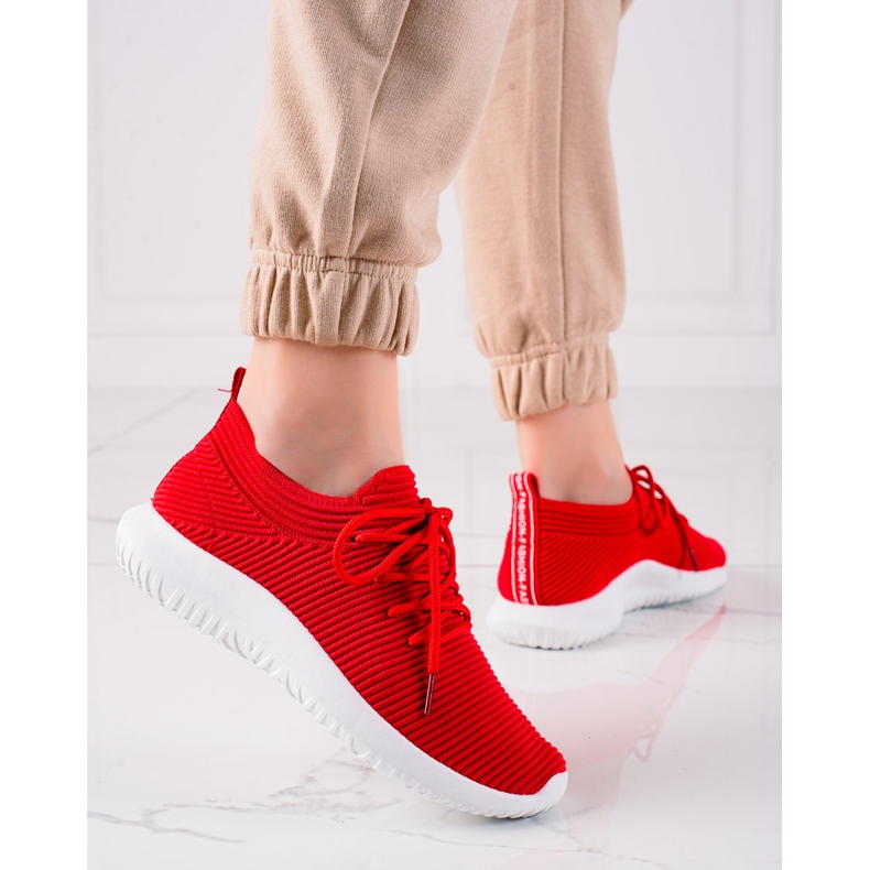 TRENDI Könnyű sportcipők piros 1