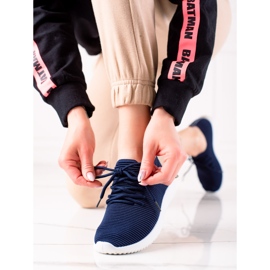 TRENDI Könnyű sportcipők sötétkék kék 1