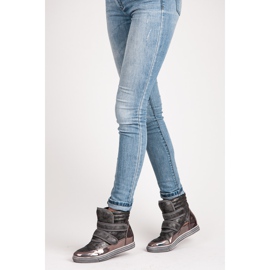 Show It Magasfényű tornacipő szürke 1