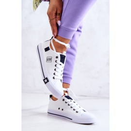 Klasszikus alacsony tornacipő Big Star JJ274255 fehér 2