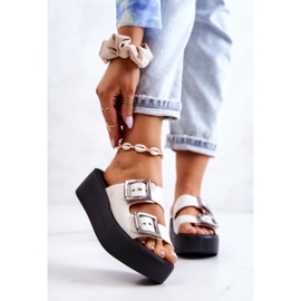 Illatos ZAXY HH285181 fehér-fekete gumipapucs 1