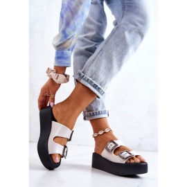 Illatos ZAXY HH285181 fehér-fekete gumipapucs 2