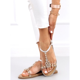 Szandál Hessa Silver szilikon pánttal ezüst 1