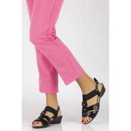 Filippo DS062 / 18 Bk fekete szandál 2