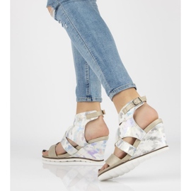 Filippo DS175 / 18 Sl ezüst szandál szürke sokszínű 1