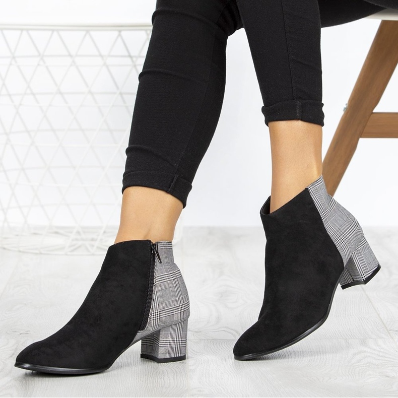 Fekete és szürke Filippo DBT936 / 19 Bk Gr csizma 1