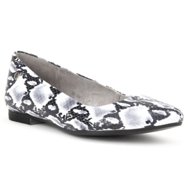 Filippo cipő 00873-62 / 00-5 Snake Fekete-fehér szürke 1