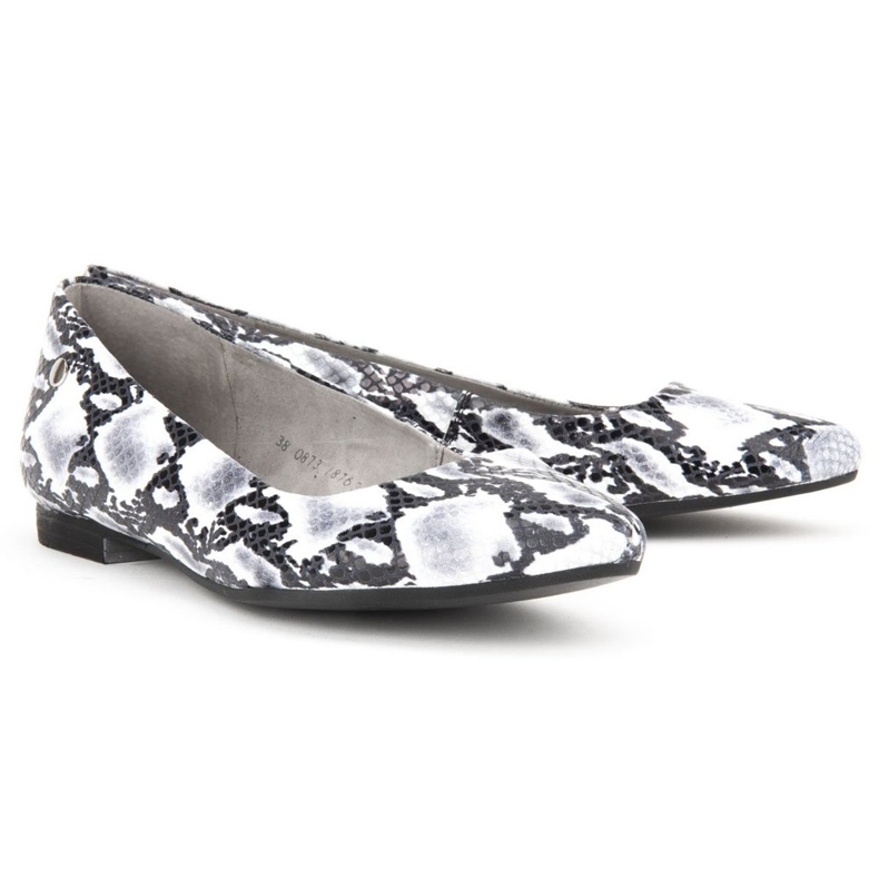 Filippo cipő 00873-62 / 00-5 Snake Fekete-fehér szürke 2