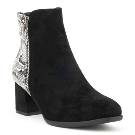 Filippo DBT977 / 19 Bk Gr Fekete Szürke csizma 1 Filippo DBT977 / 19 Bk Gr Fekete Szürke csizma 1