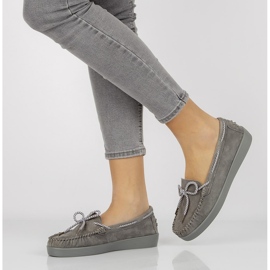 Bőr cipő Filippo DP1200 / 20 Gr szürke 1 Bőr cipő Filippo DP1200 / 20 Gr szürke 1